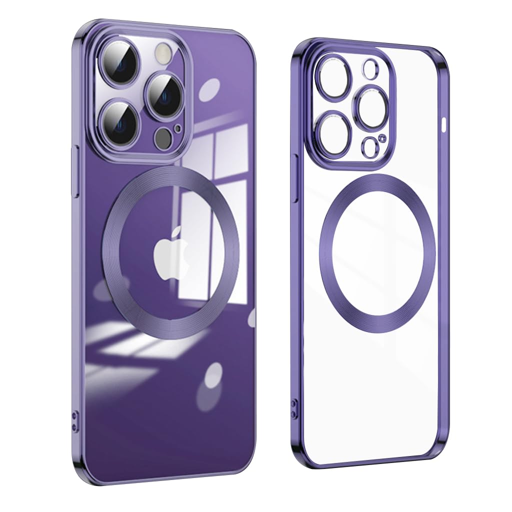 ZORBES Phone Case for iPhone 14 Pro Max Compatible with Magsafe Phone Cover for iPhone 14 Pro Max with Camera Lens Protector Full Protection Fashion TPU Clear Phone Case for iPhone 14 Pro Max ZORBES Phone Case for iPhone 14 Pro Max Compatible with Magsafe Phone Cover for iPhone 14 Pro Max with Camera Lens Protector Full Protection Fashion TPU Clear Phone Case for iPhone 14 Pro Max